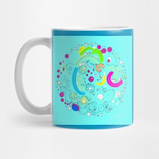 Abstract shapes and lines Mug